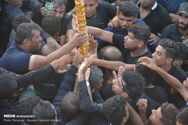 تصاویر برگزاری آیین « علم پیغمبر» در میناب
