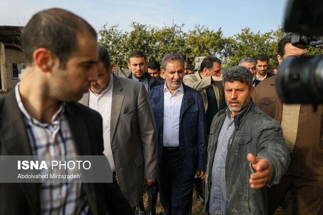 بازدید جهانگیری از مناطق سیل‌زده
