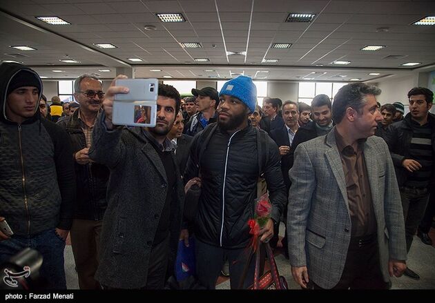 ورود تیم ملی کشتی آزاد آمریکا به کرمانشاه