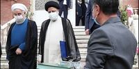 تصاویر| اولین حضور رئیسی در دفتر ریاست‌جمهوری