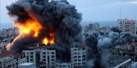 بمباران شدید ۳ اردوگاه  غزه + فیلم