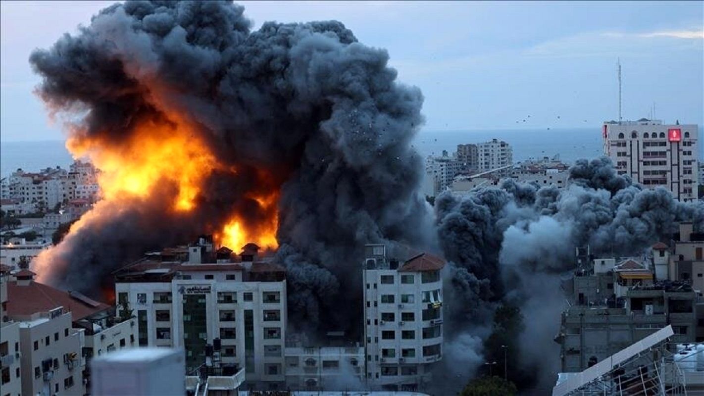 بمباران شدید ۳ اردوگاه  غزه + فیلم