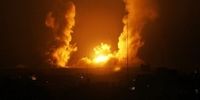 حملات موشکی بالگردهای اسرائیل به نوار غزه 