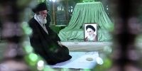 تصویری از فاتحه خوانی رهبر انقلاب بر مزار شهید سردار طهرانی مقدم

