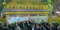 پیکر شهدای حمله اسرائیل به کنسولگری ایران در دمشق، در حرم حضرت رقیه(س) تشییع شد
