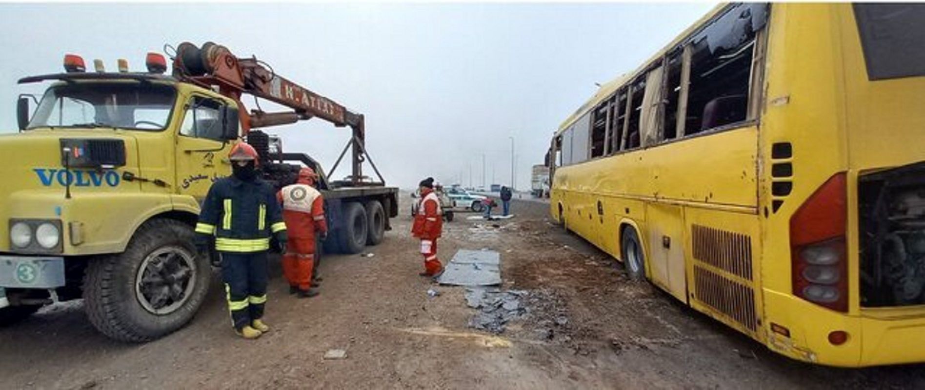 حادثه انحراف اتوبوس در تهران/ 14 نفر مصدوم شدند