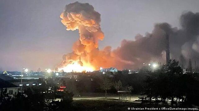 انفجار در پایتخت اوکراین+جزئیات