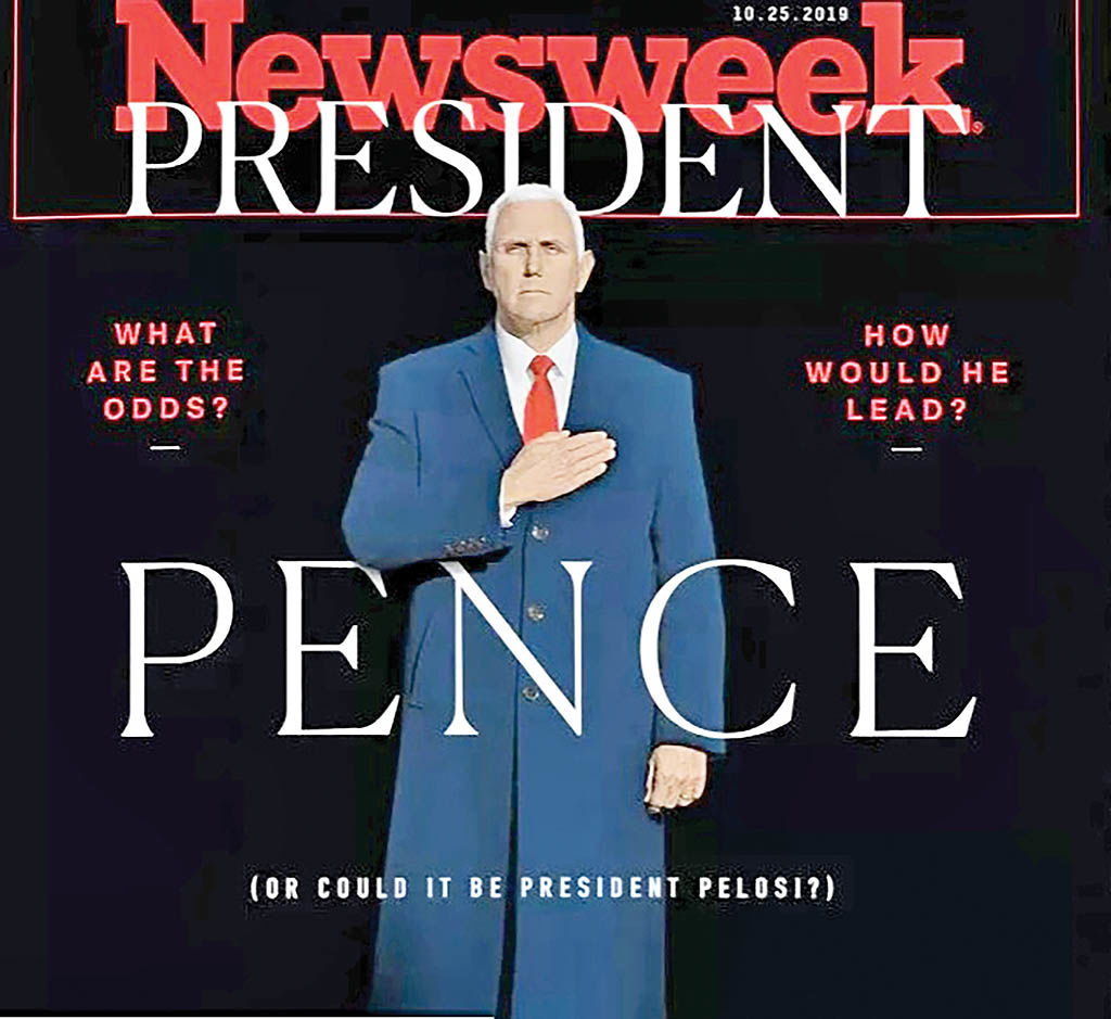 نیوزویک نتیجه استیضاح ترامپ را پیش‌بینی کرد؛ پنس جای رئیسش را می‌گیرد؟