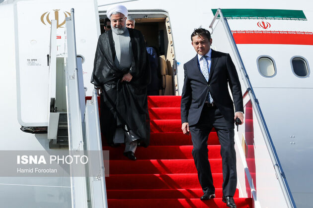 سفر روحانی به قزاقستان