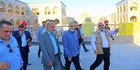 بازدید سردار سلیمانی از پروژه ساخت صحن حضرت زهرا در نجف