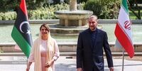 پوشش خاص وزیر خارجه زن لیبی در کنار امیرعبداللهیان+تصاویر