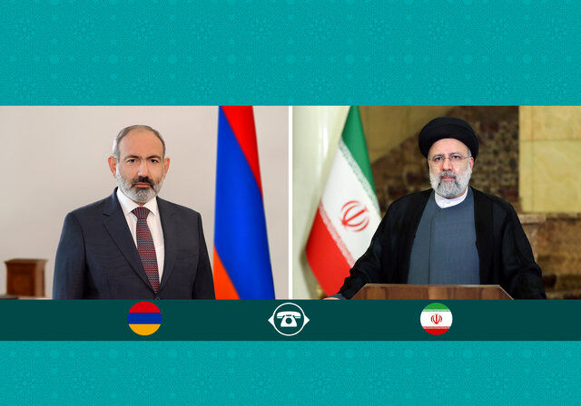 رئیسی در گفت‌وگو با پاشینیان: ایران هیچگونه تغییر در جغرافیای سیاسی منطقه را نمی‌پذیرد