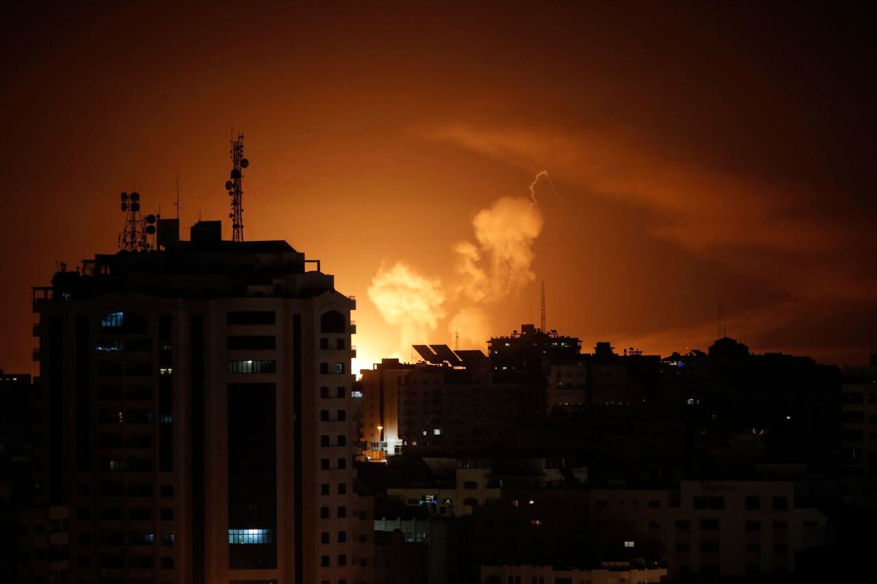 حمله شدید اسرائیل به یک موضع حماس در نوار غزه