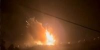 هواپیماهای اسرائیلی در حال بمباران شهرکی در جنوب لبنان + فیلم