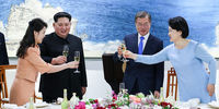 وقتی رهبر کره شمالی برای زنش غیرتی می‌شود! فیلم کنار زدن عکاس