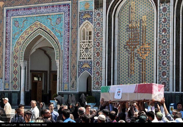 تشییع پیکر 6 شهید سرباز مرزبانی عملیات تروریستی میرجاوه