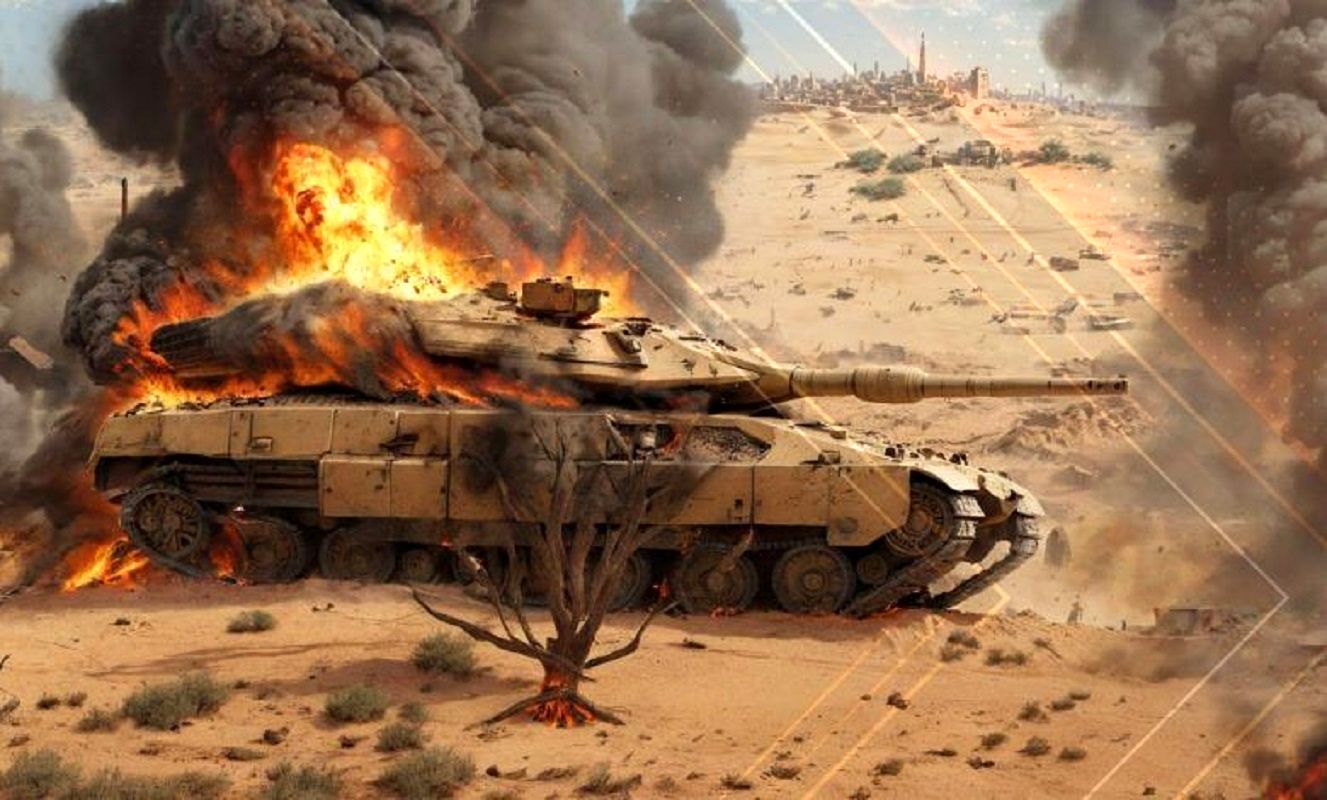 گردان‌های القسام تانک و خودروی زرهی اسرائیلی را منهدم کرد + فیلم