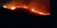 آتش سوزی عظیم در ارتفاعات کازرون