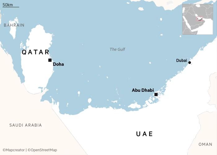 قطر امارات دوحه ابوظبی