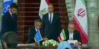 لحظه امضای توافق نامه از سرگیری همکاری آژانس و ایران + فیلم