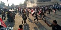 تیراندازی و انفجار بمب های صوتی در بغداد