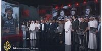 تجمع اعتراضی کارکنان الجزیره در واکنش به شهادت همکاران شان + عکس 