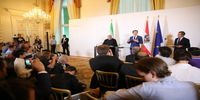 روحانی: دیدگاه ایران و اتریش درباره برجام مشترک است /تا پیروزی نهایی در کنار سوریه هستیم