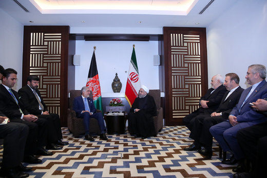 جزئیاتی از دیدار حسن روحانی با رئیس اجرایی دولت افغانستان
