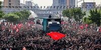 حضور فرزندان رهبر شهید در مراسم چهلمین روز تشییع و تدفین + فیلم