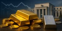 افت ملایم قیمت طلا همزمان با اوج‌گیری تاریخی نقره | بازار در انتظار تصمیم حساس فدرال‌رزرو