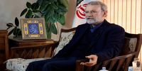 کنایه لاریجانی به خبرنگار صدا و سیما: مطالبتون درست در نیومد + فیلم