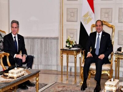 رایزنی مهم آنتونی بلینکن و السیسی در قاهره/ جزئیات تازه از آخرین وضعیت آتش بس در غزه