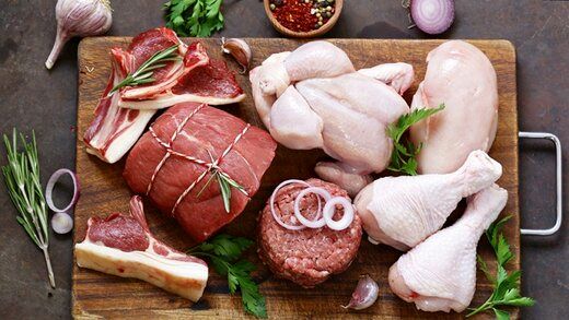 نرخ انواع گوشت و مرغ در بازار+جدول