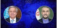 نامه دوم امیرعبداللهیان به گوترش درباره تحولات عزه