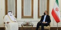 دیدار امیرعبداللهیان با معاون وزیرخارجه قطر