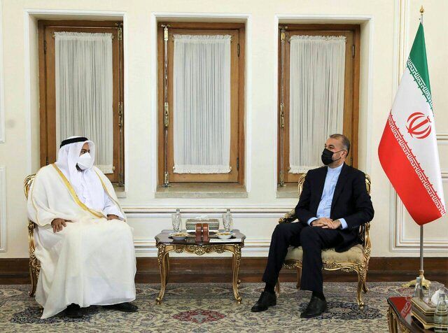 دیدار امیرعبداللهیان با معاون وزیرخارجه قطر