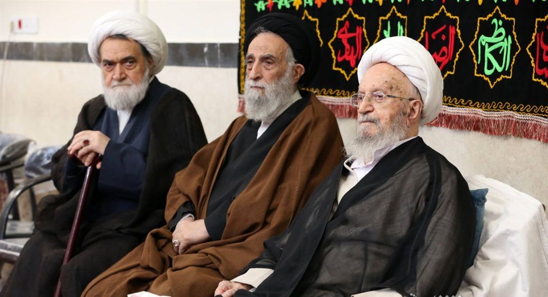 حضور آیت‌الله مکارم شیرازی در مراسم عزاداری شهادت فاطمه زهرا (س) + عکس 2
