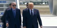ترامپ با استقبال اردوغان وارد ترکیه شد+ فیلم