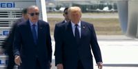 ترامپ با استقبال اردوغان وارد ترکیه شد+ فیلم