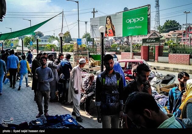 بازار عید قربان در کشمیر