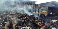 خسارت 2 میلیارد تومانی کارخانه کاغذسازی مهاباد در اثر آتش‌سوزی