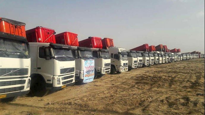 اعتصاب سراسری رانندگان کامیون کشور