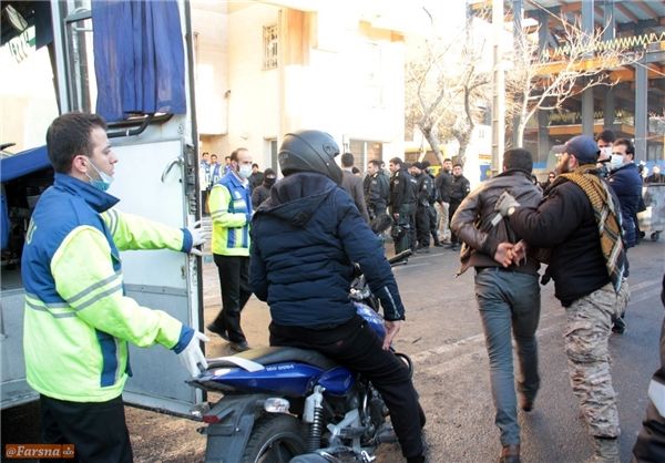 دستگیر شدگان آشوب دراویش به همراه آلات قتاله + عکس