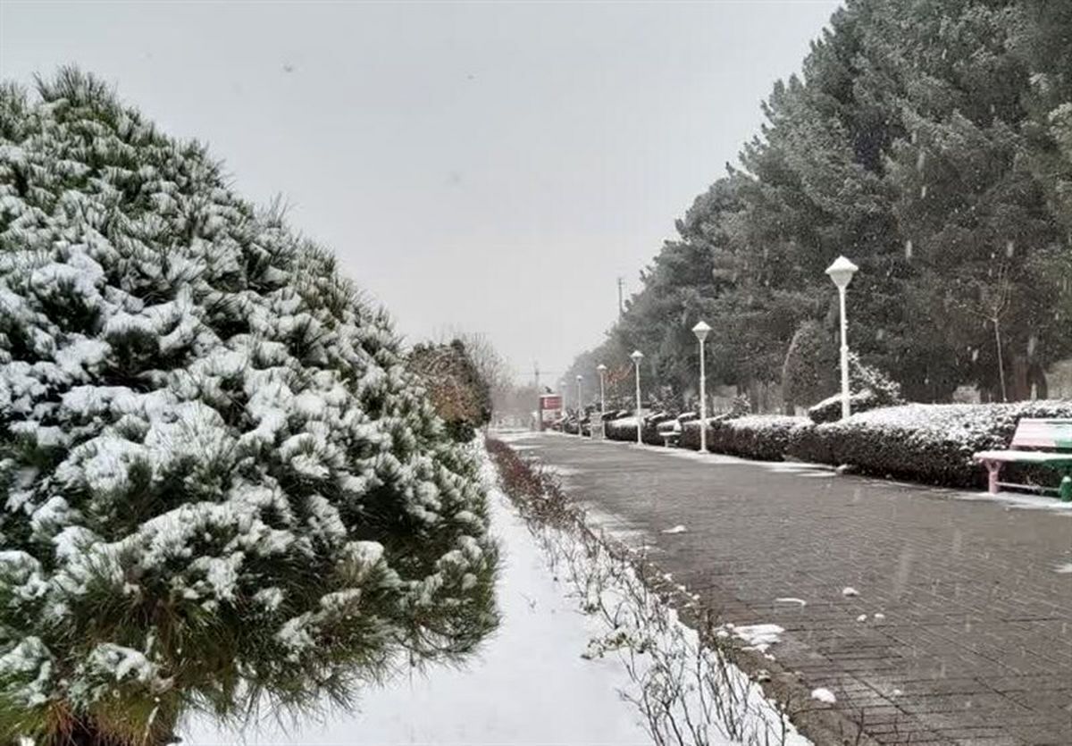 بارش برف و باران در ۱۱ استان​
