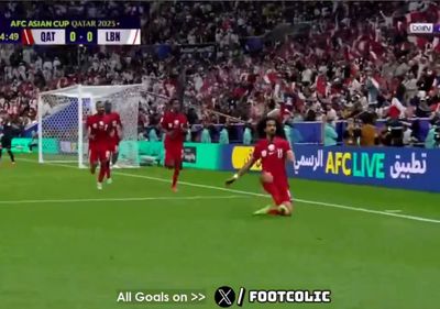 بازیکن قطر اولین گل جام ملت‌های آسیا را به ثمر رساند + فیلم