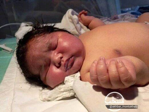 سنگین وزن ترین نوزاد جهان در مشهد متولد شد! + عکس