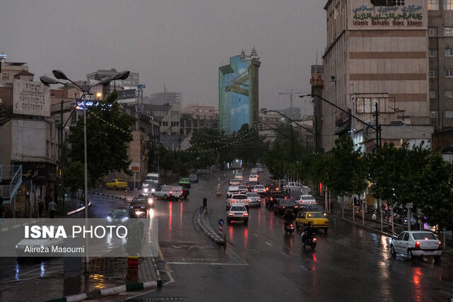 رگبار باران و رعد و برق در تهران از  امروز و فردا