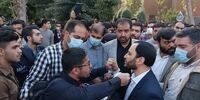 حاشیه های حضور سخنگوی دولت در جمع دانشجویان معترض دانشگاه علامه به روایت خبرگزاری ایسنا