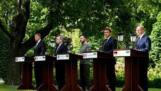 حمایت چهار قدرت اروپایی از اعطای «وضعیت نامزدی فوری» به اوکراین برای عضویت در اتحادیه