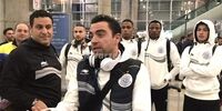 کاروان السد به تهران رسید/ ژاوی با ماشین پلیس از فرودگاه رفت
